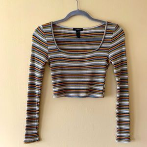 Forever 21 medium long sleeve crop top.